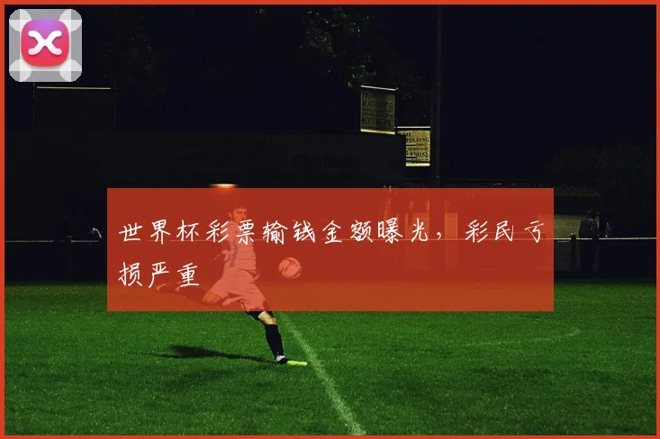 世界杯彩票输钱金额曝光，彩民亏损严重
